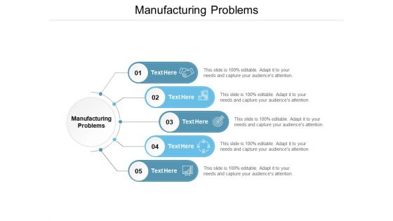 Manufacturing Problems Ppt PowerPoint Presentation Professional Master Slide Cpb