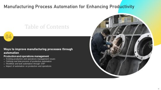 Manufacturing Process Automation For Enhancing Productivity Ppt PowerPoint Presentation Complete With Slides Slide16
