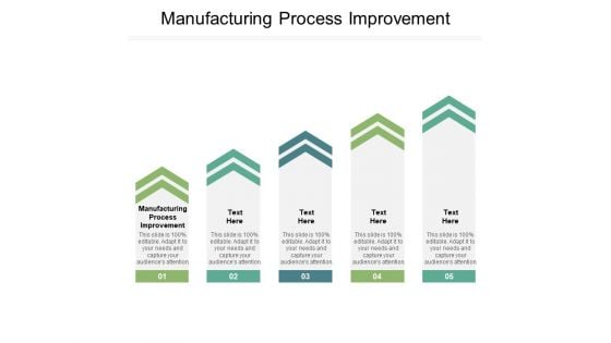 Manufacturing Process Improvement Ppt PowerPoint Presentation Show Outline Cpb