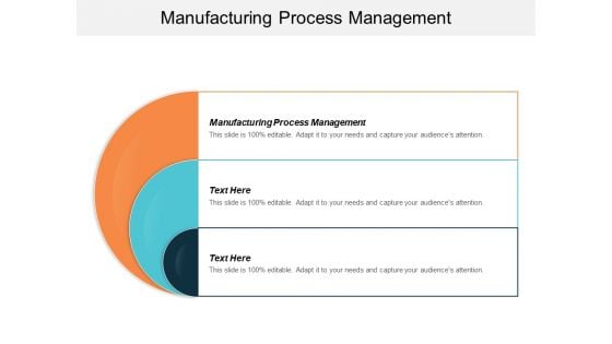 Manufacturing Process Management Ppt PowerPoint Presentation Styles Templates Cpb