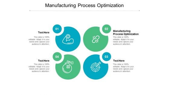 Manufacturing Process Optimization Ppt PowerPoint Presentation Slides File Formats Cpb