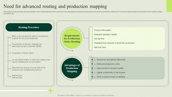 Manufacturing Quality Assurance And Control Measures Need Advanced Routing Production Mapping Microsoft PDF