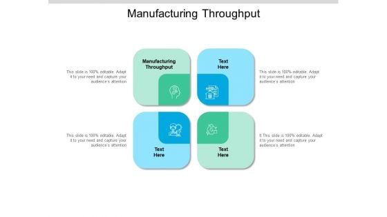 Manufacturing Throughput Ppt PowerPoint Presentation Summary Templates Cpb Pdf
