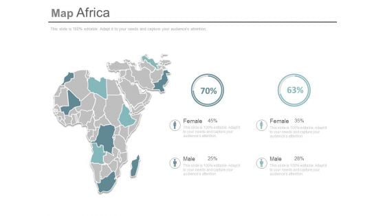 Map Africa Ppt Slide