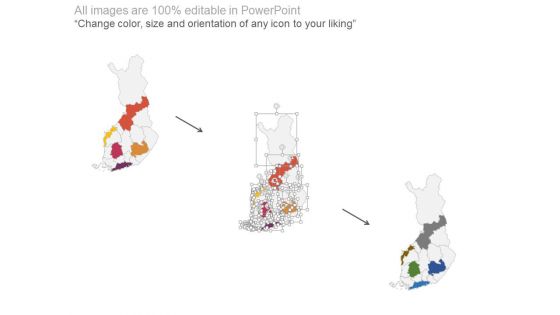 Map Diagram With Bar Graph And Icons Powerpoint Slides