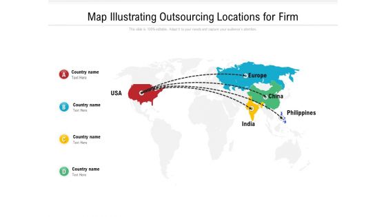 Map Illustrating Outsourcing Locations For Firm Ppt PowerPoint Presentation File Demonstration PDF Map Illustrating Outsourcing Locations For Firm Ppt PowerPoint Presentation File Demonstration PDF