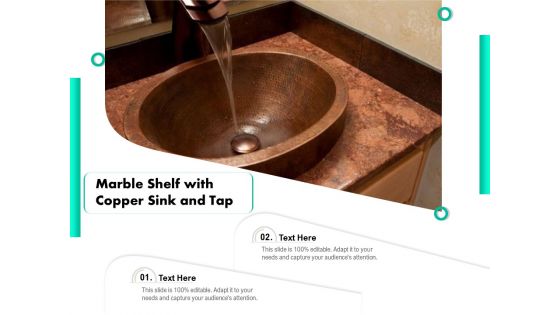 Marble Shelf With Copper Sink And Tap Ppt PowerPoint Presentation Inspiration Outline PDF