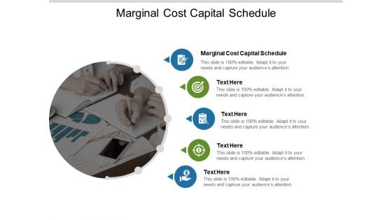 Marginal Cost Capital Schedule Ppt PowerPoint Presentation Inspiration Templates Cpb