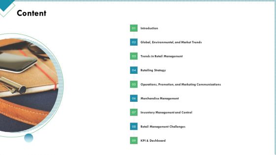 Market Analysis Of Retail Sector Content Ideas PDF