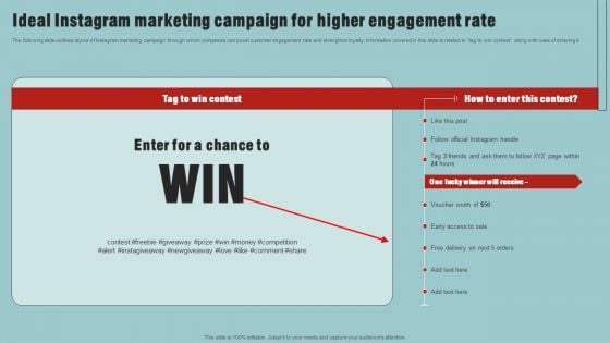 Market Analysis Overview And Different Categories Ideal Instagram Marketing Campaign For Higher Summary PDF