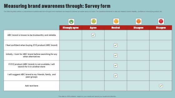 Market Analysis Overview And Different Categories Measuring Brand Awareness Through Survey Form Inspiration PDF Market Analysis Overview And Different Categories Measuring Brand Awareness Through Survey Form Inspiration PDF