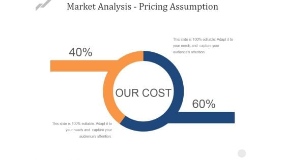 Market Analysis Pricing Assumption Ppt PowerPoint Presentation Gallery Icon