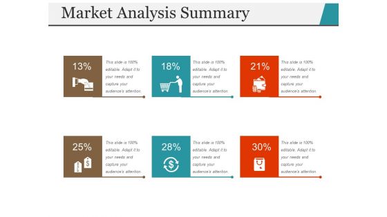 Market Analysis Summary Ppt PowerPoint Presentation Styles Microsoft