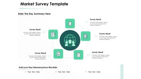 Market Approach To Business Valuation Market Survey Template Demonstration PDF