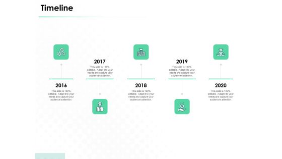 Market Approach To Business Valuation Timeline Brochure PDF