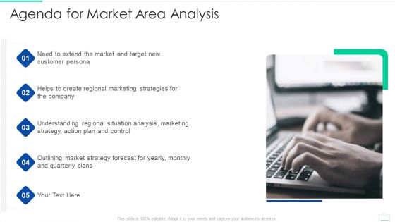 Market Area Analysis Agenda For Market Area Analysis Introduction PDF