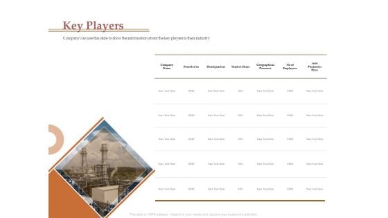 Market Assessment Key Players Ppt Gallery Examples PDF