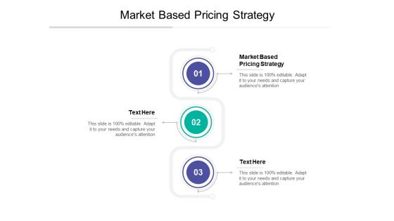 Market Based Pricing Strategy Ppt PowerPoint Presentation Infographics Topics Cpb