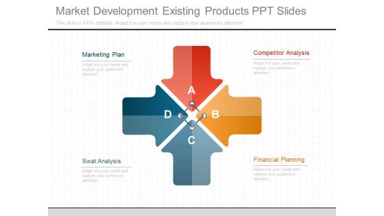 Market Development Existing Products Ppt Slides