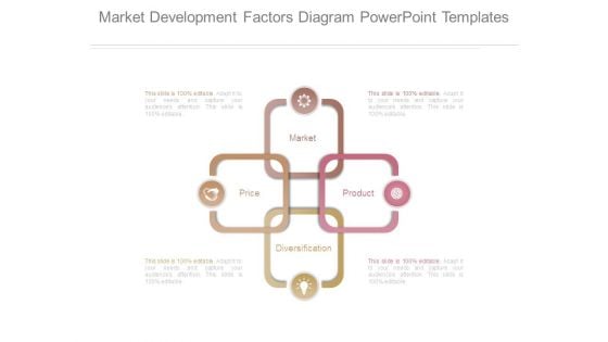 Market Development Factors Diagram Powerpoint Templates