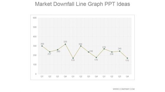 Market Downfall Line Graph Ppt PowerPoint Presentation Infographics