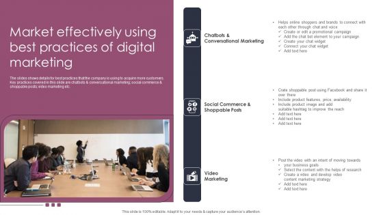 Market Effectively Using Best Practices Of Digital Marketing Stages To Develop Demand Generation Tactics Template PDF