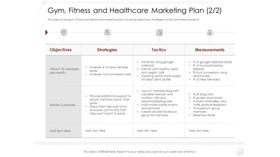 Market Entry Strategy Health Clubs Industry Gym Fitness And Healthcare Marketing Plan Objectives Partnership Themes PDF Market Entry Strategy Health Clubs Industry Gym Fitness And Healthcare Marketing Plan Objectives Partnership Themes PDF