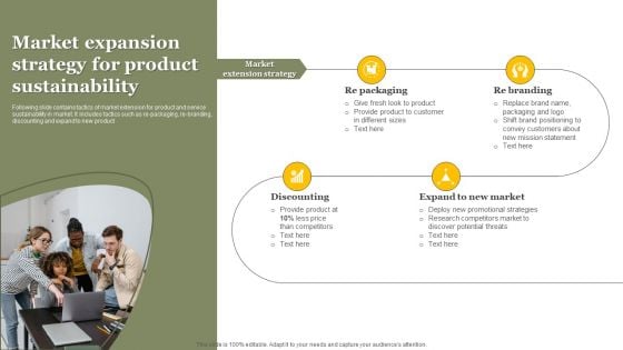 Market Expansion Strategy For Product Sustainability Elements PDF