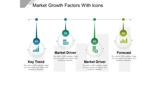 Market Growth Factors With Icons Ppt PowerPoint Presentation Slides Icon