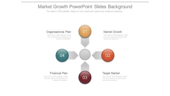 Market Growth Powerpoint Slides Background