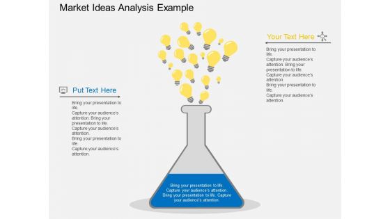 Market Ideas Analysis Example Powerpoint Template