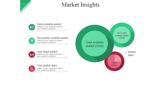 Market Insights Template Ppt PowerPoint Presentation Portfolio Background Designs