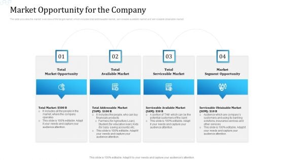 Market Opportunity For The Company Introduction PDF