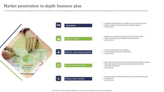 Market Penetration In Depth Business Plan Ppt Icon Master Slide PDF