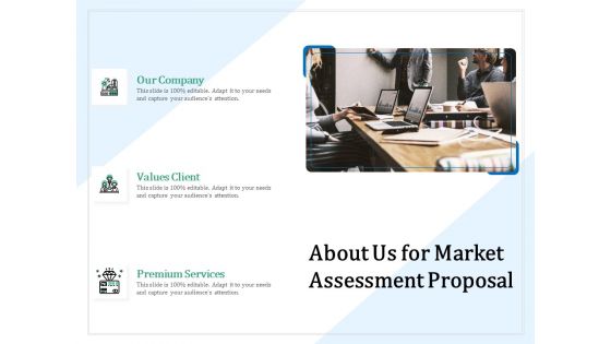 Market Research About Us For Market Assessment Proposal Ppt PowerPoint Presentation Model Slide Download PDF