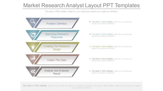 Market Research Analyst Layout Ppt Templates