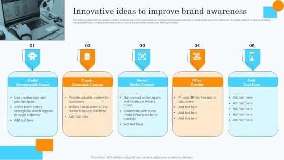 Market Research Assessment Of Target Market Requirements Innovative Ideas To Improve Brand Awareness Elements PDF