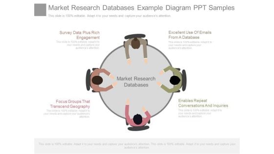 Market Research Databases Example Diagram Ppt Samples