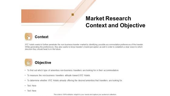 Market Research Demand Market Research Context And Objective Ppt Professional Backgrounds PDF