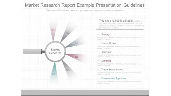 Market Research Report Example Presentation Guidelines