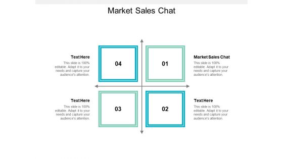 Market Sales Chat Ppt PowerPoint Presentation Pictures Slides Cpb