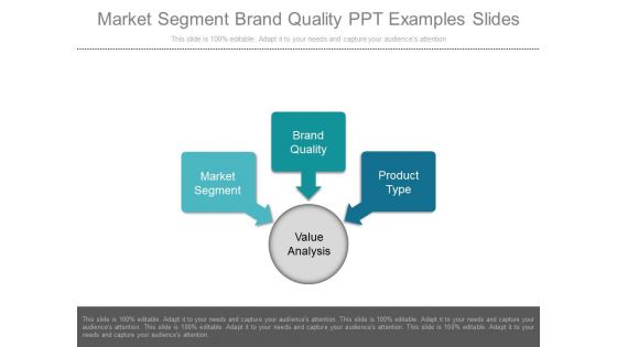 Market Segment Brand Quality Ppt Examples Slides