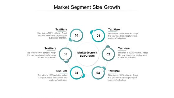 Market Segment Size Growth Ppt PowerPoint Presentation Professional Infographics Cpb