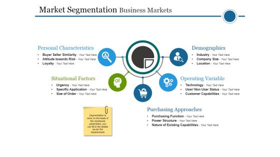 Market Segmentation Business Markets Ppt PowerPoint Presentation Pictures Graphics Tutorials