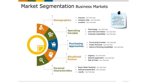 Market Segmentation Business Markets Ppt PowerPoint Presentation Slides Model