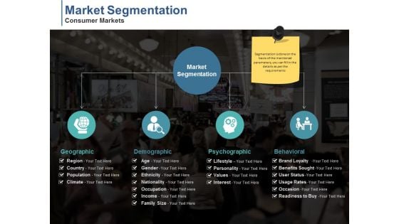 Market Segmentation Consumer Markets Ppt PowerPoint Presentation Professional Master Slide