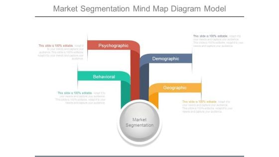 Market Segmentation Mind Map Diagram Model