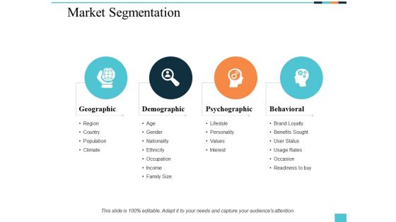 Market Segmentation Ppt PowerPoint Presentation Pictures Slideshow