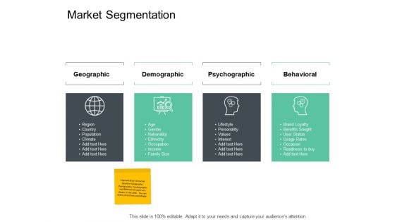 Market Segmentation Ppt PowerPoint Presentation Pictures Visuals