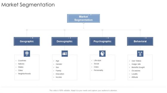 Market Segmentation Startup Business Strategy Ppt Outline Format Ideas PDF